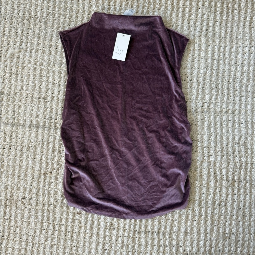 a new day Purple Tank Top